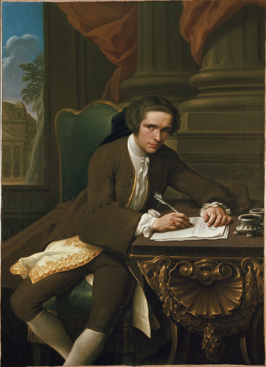 Portrett av Sir Charles Frederick, 1738 av Andrea Casali