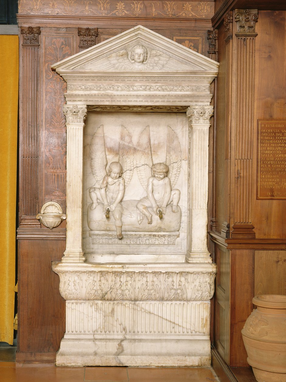 Skulpturell font i North Sacrity (se 254058) av Andrea di Lazzaro Cavalcanti