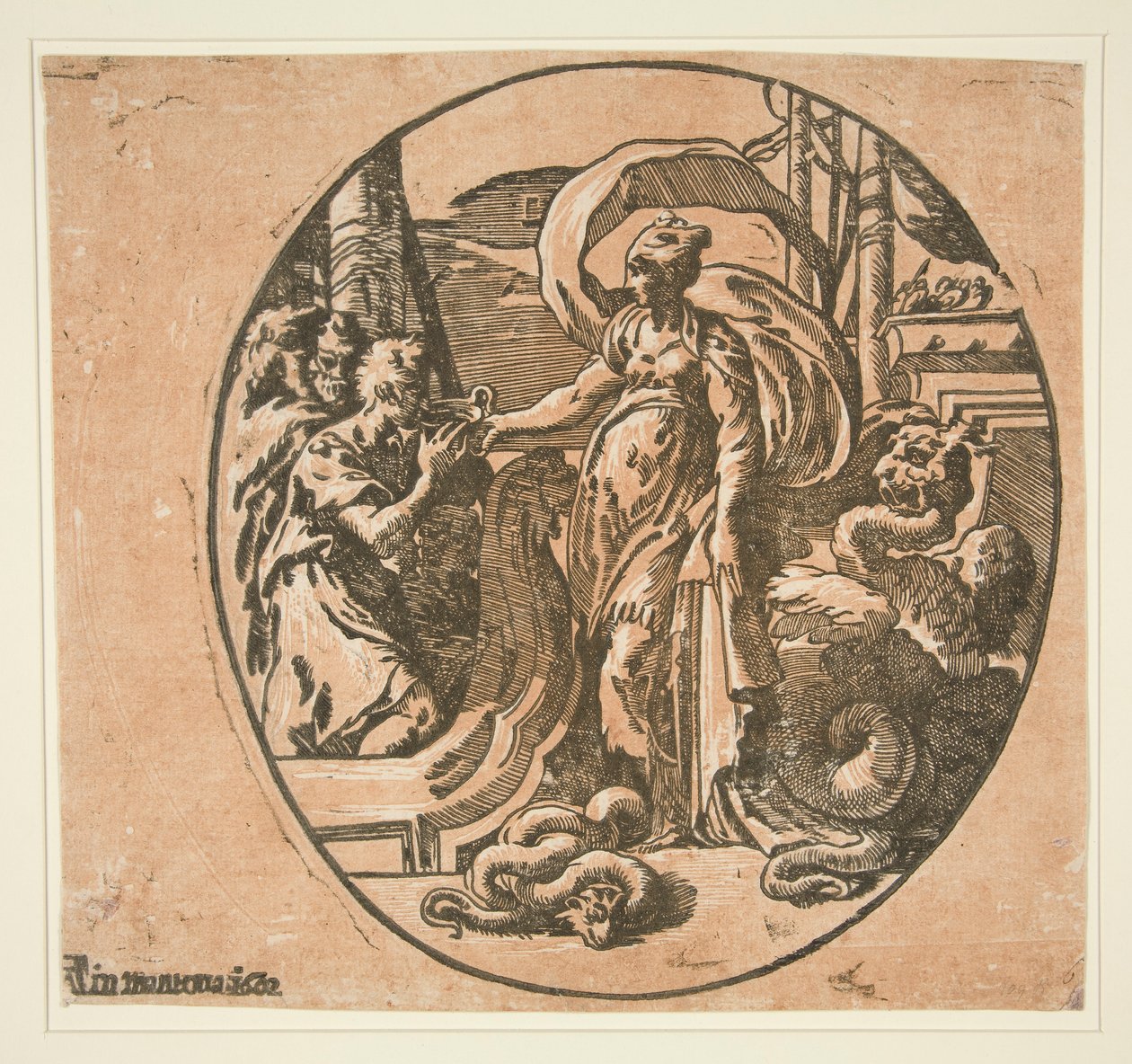 Circe gir drikke av Andrea Andreani