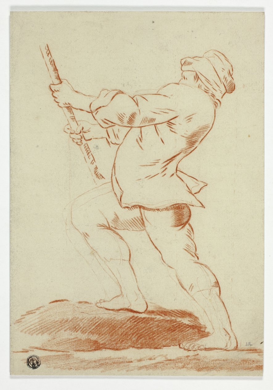 Boy Holding Staff av Andrea Lilio