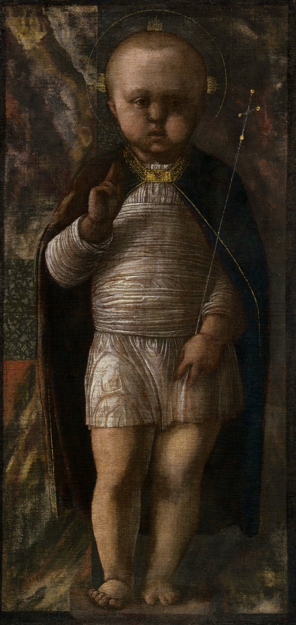 Spedbarnets Frelser, ca. 1460. av Andrea Mantegna