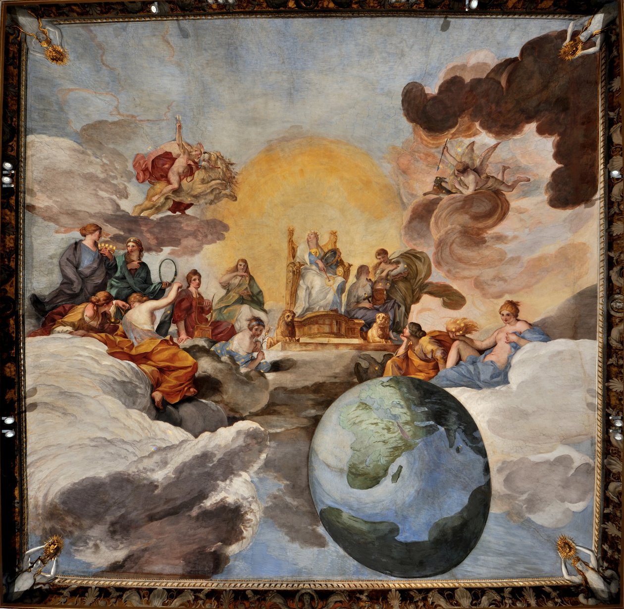 Den guddommelige visdoms triumf, 1629-1631. av Andrea Sacchi