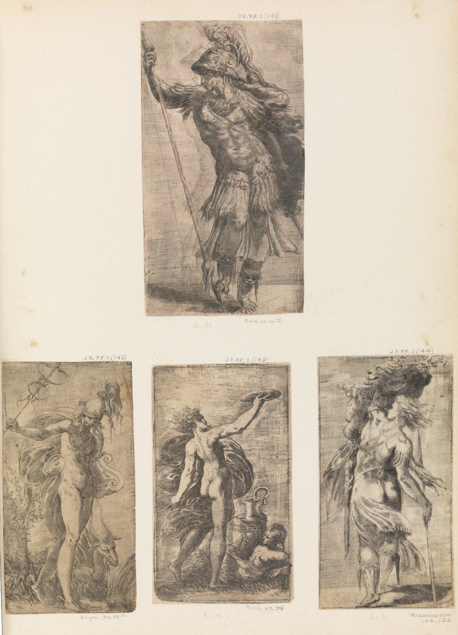 mars, ca. 1546-52. av Andrea Schiavone