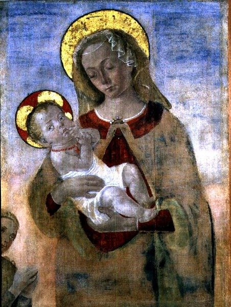 Madonna og barn av Andrea del (school of) Verrocchio
