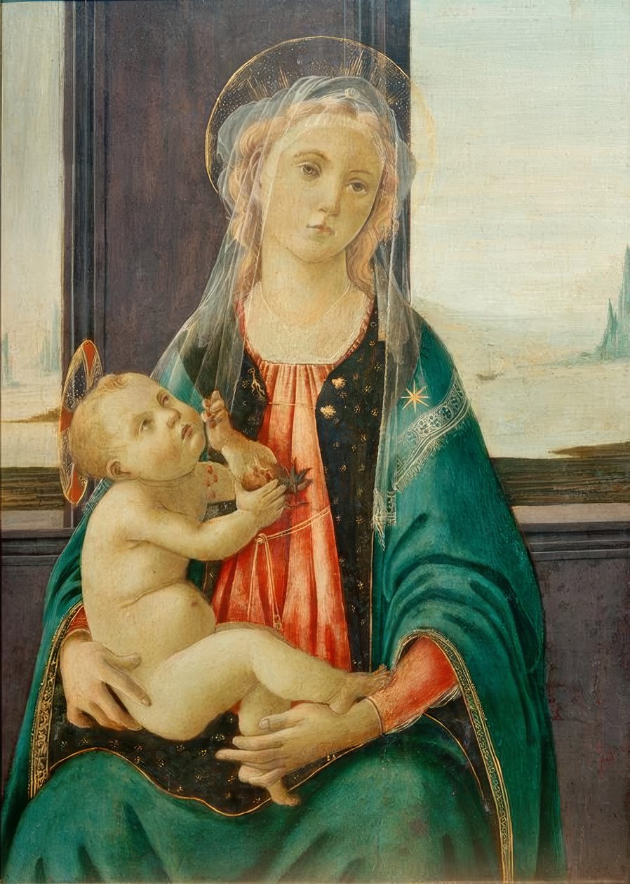 Madonna mit Kind (Madonna of the Sea) av Andrea del Verrocchio