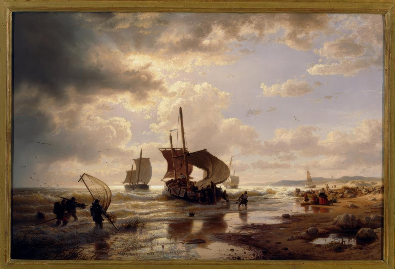 A. Achenbach, klarvær av Andreas Achenbach