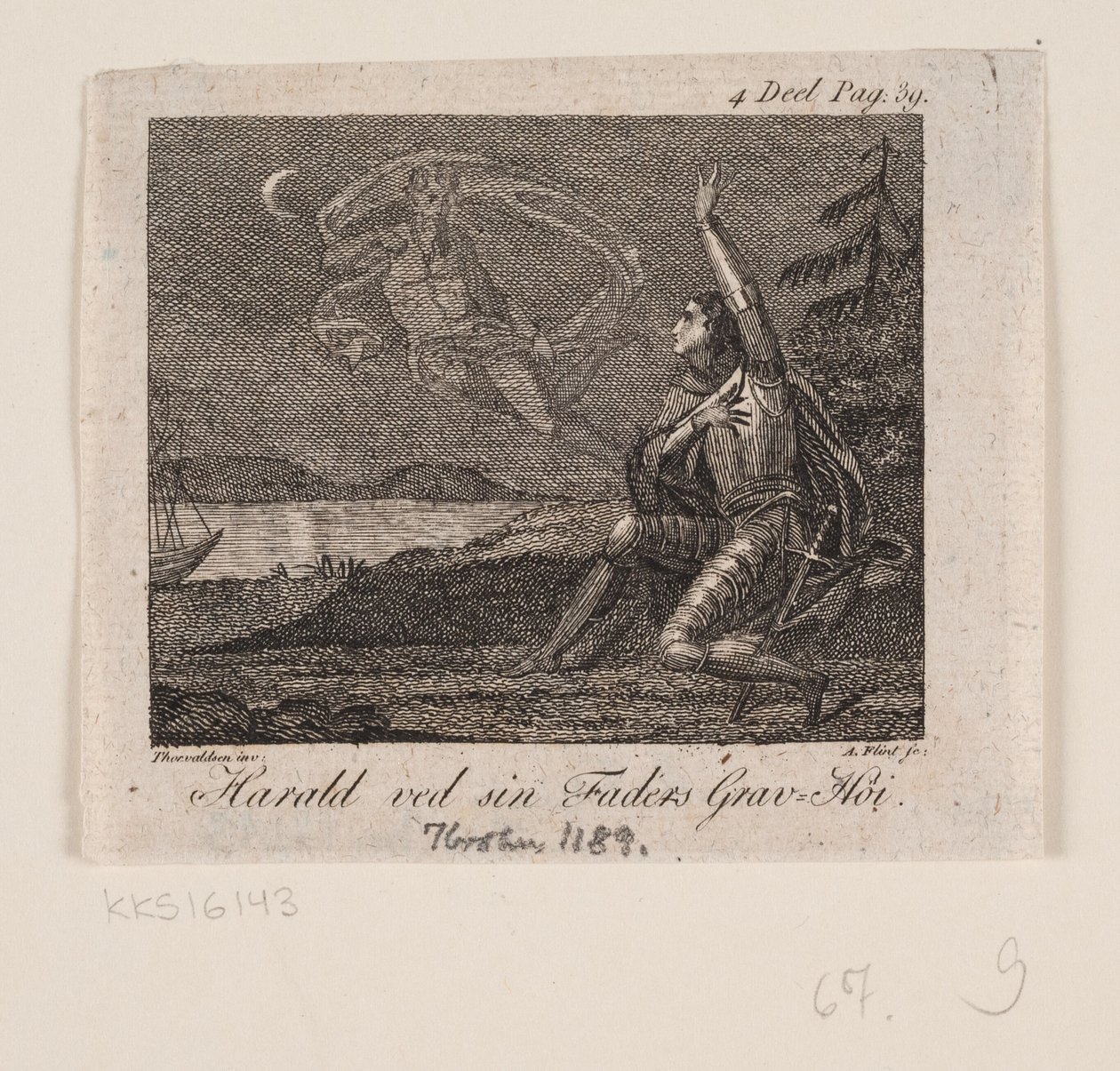 Harald ved sin faders gravhøj   1267466   no       norwegian Successfully Translated  Original: Krishna Watches the Milkmaids Circumambulating a Sacred Tree: the Month of Jyestha (May–June), from a Baramasa (The Twelve Months) Translat: Krishna Watches the av Andreas Flint