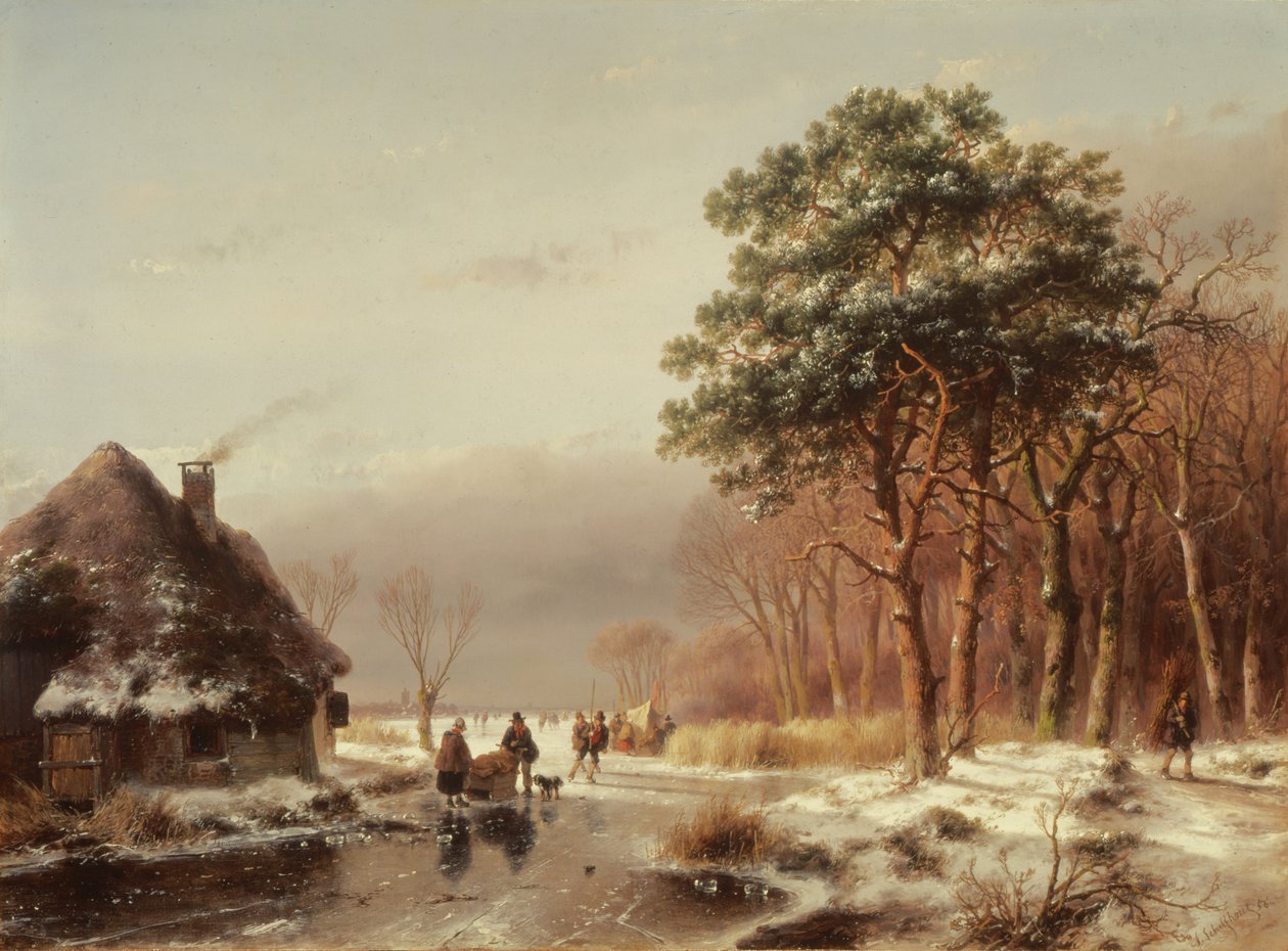 Skogens kant av Andreas Schelfhout