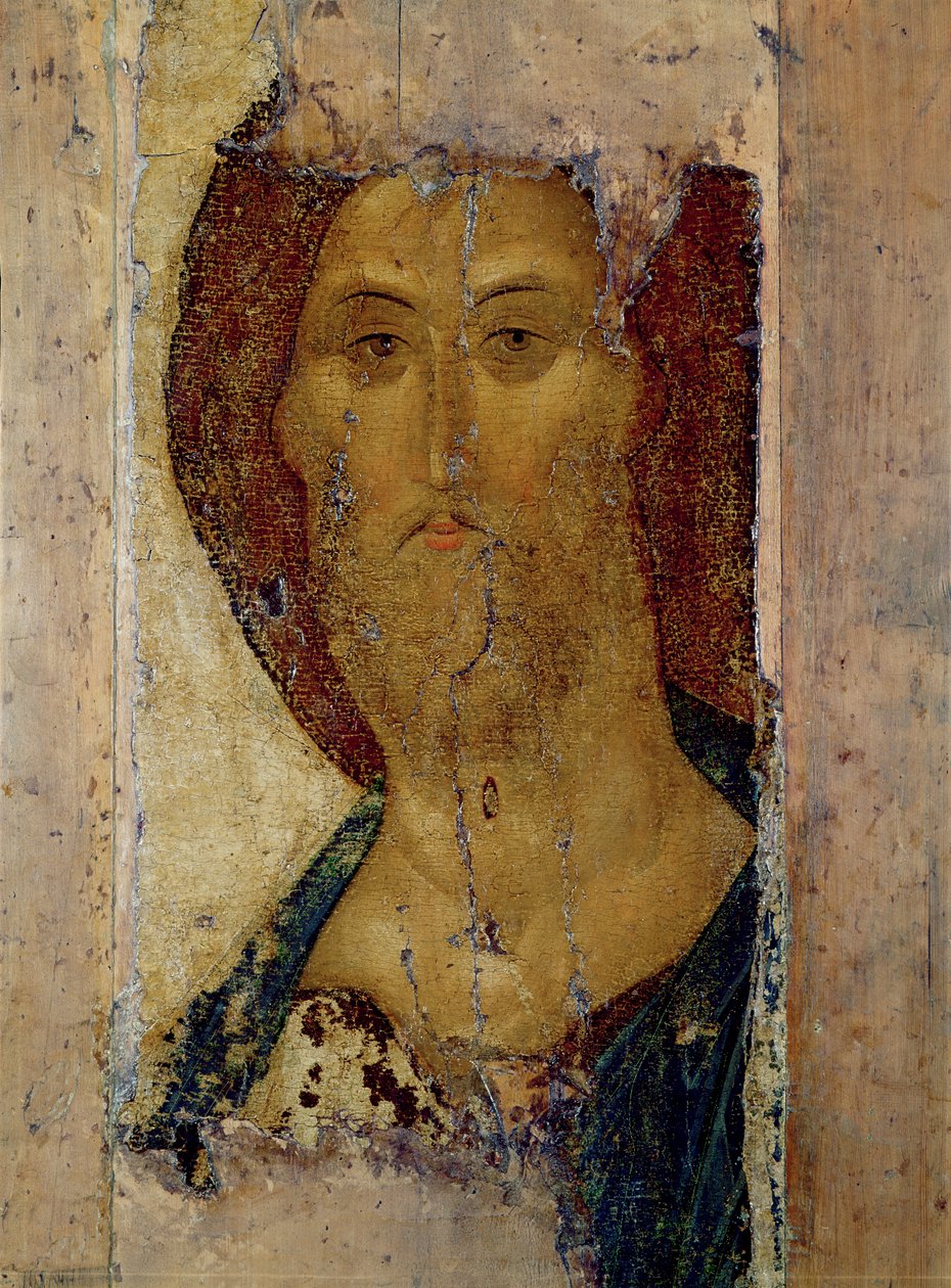 Redeemer, 1420 (tempera på panel) av Andrei Rublev