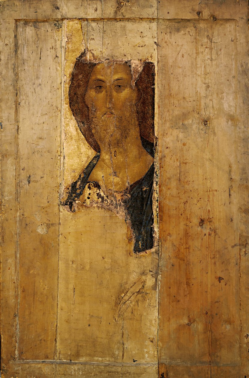 Frelser. Fra Deisus Chin av Andrei Rublev
