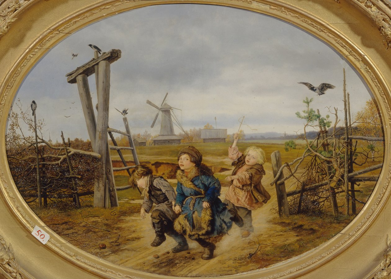 Troika, 1860 av Andrei Andreyevich Popov