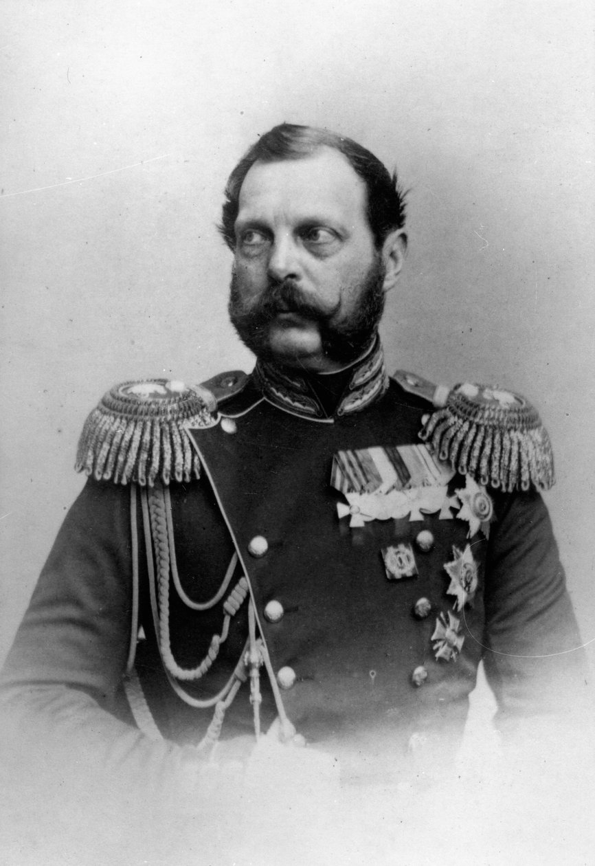 Tsar Alexander II av Russland, ca 1860-tallet av Andrei Deniere