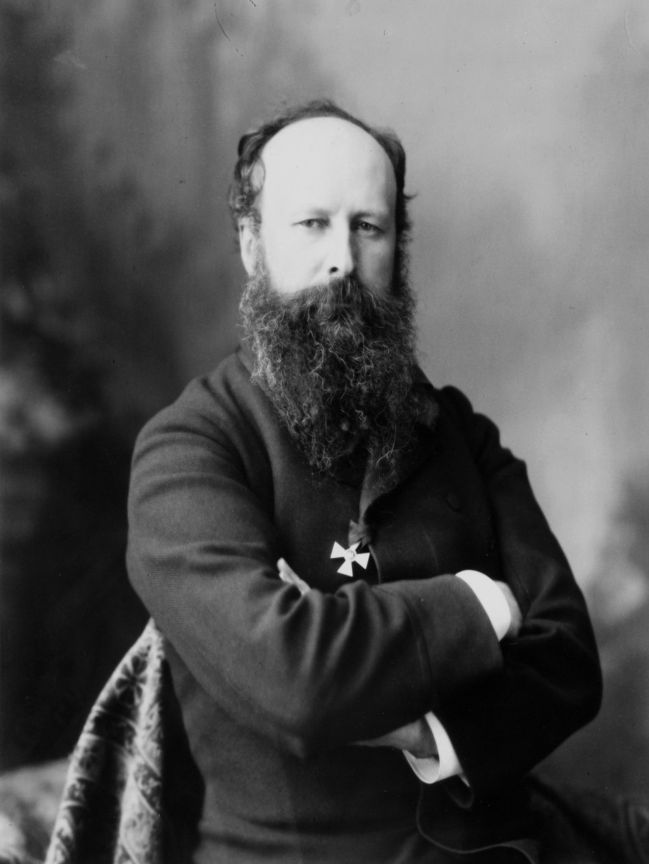 Vasily Vereshchagin , russisk kunstner, c1880-c1890s. av Andrei Osipovich Karelin