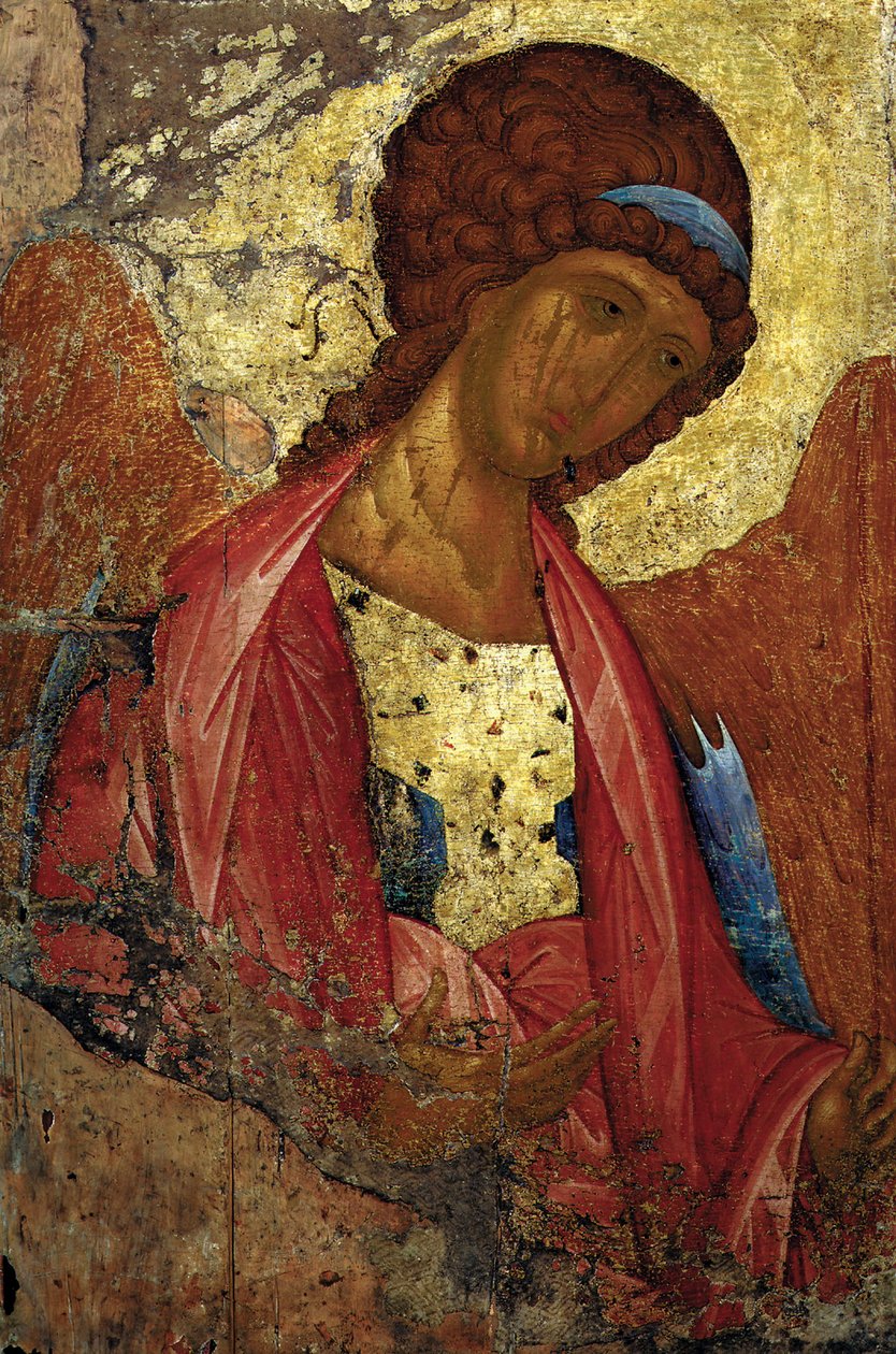 Erkeengelen Mikael, c1410. av Andrei Rublev