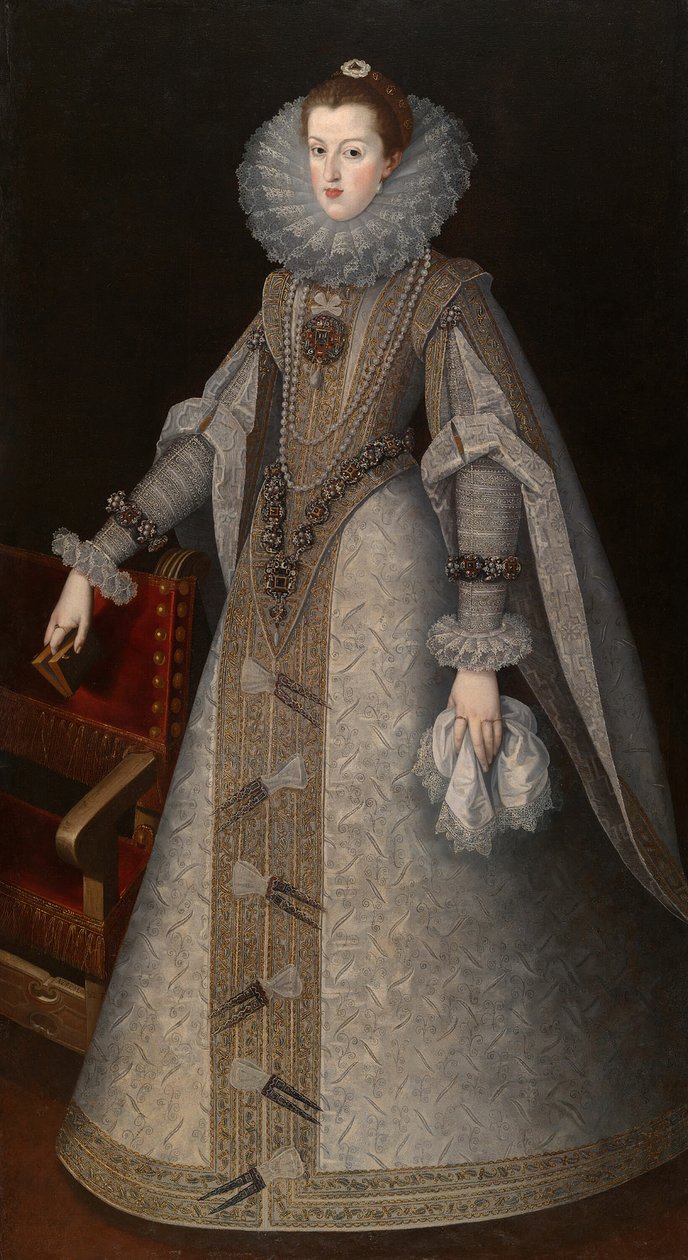 Dronning Margaret av Spania, ca. 1610. av Andres Lopez Polanco