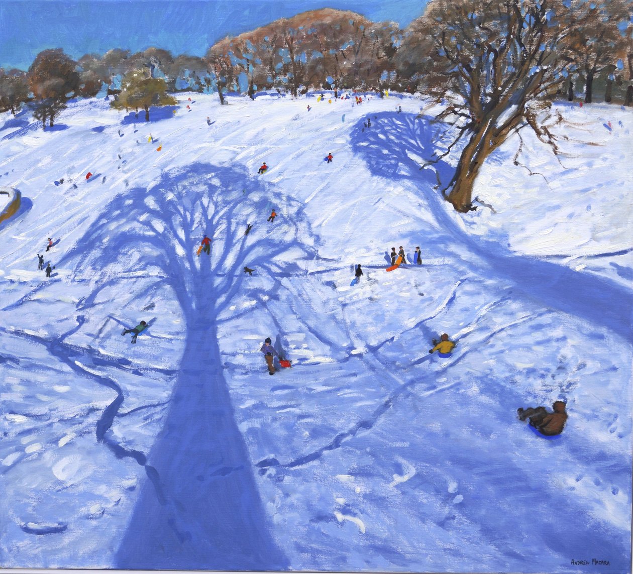 Chatsworth, vintertreskygger, 2013, av Andrew Macara