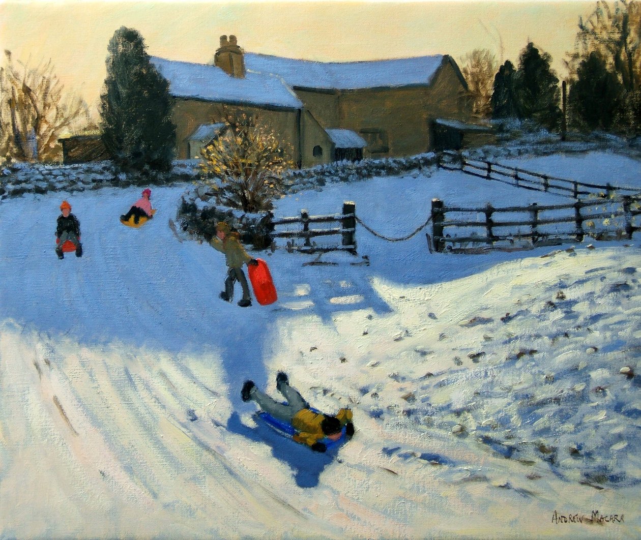 Barnekjøring, Monyash, Derbyshire av Andrew Macara