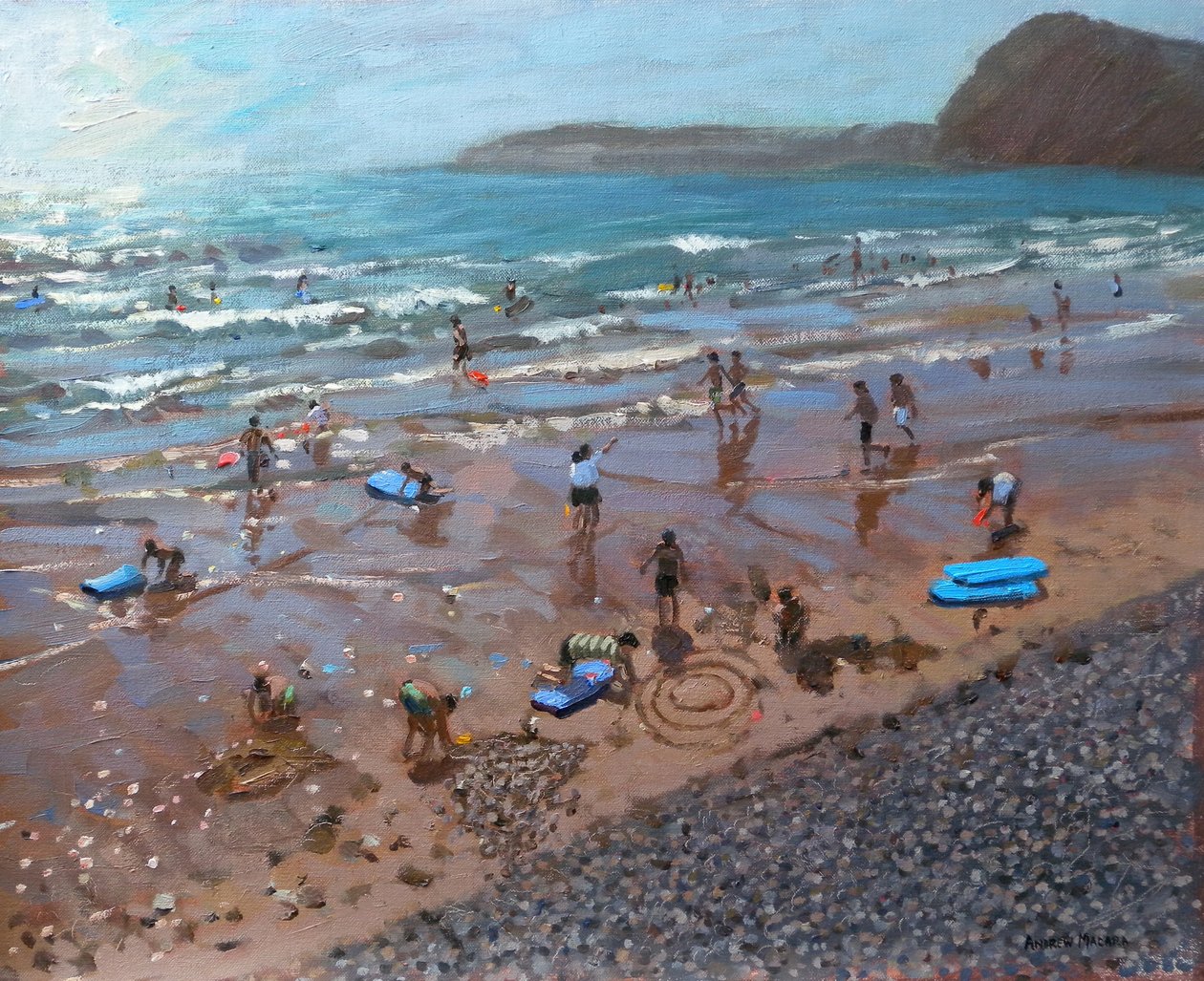 Circles in the Sand, Sidmouth, 2007 av Andrew Macara