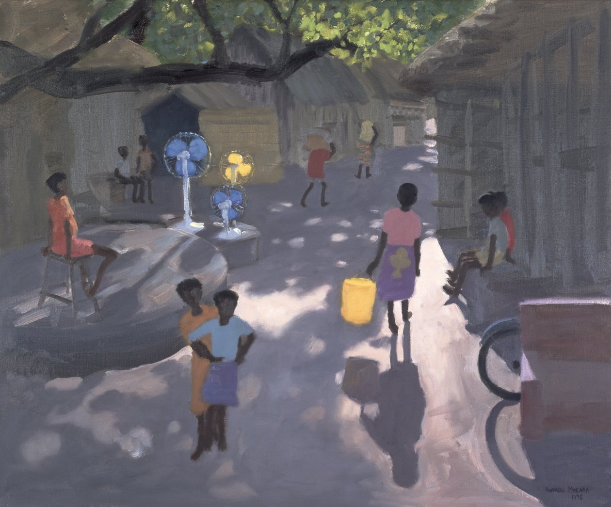Fan-selger, Malindi, Kenya, 1995 av Andrew Macara