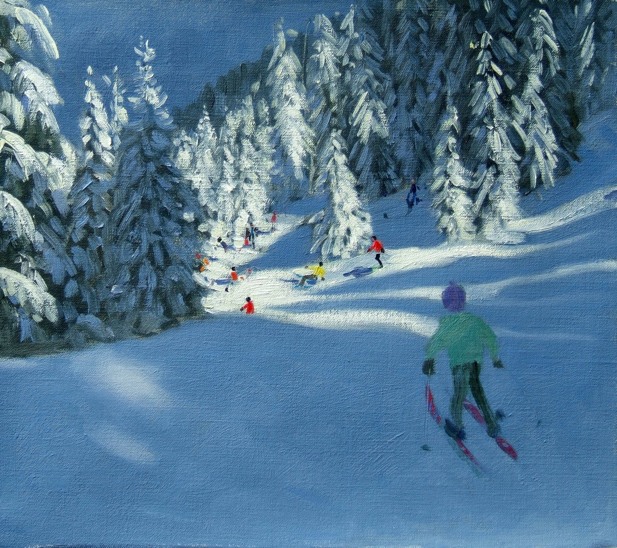 Frisk snø, Morzine, Frankrike av Andrew Macara