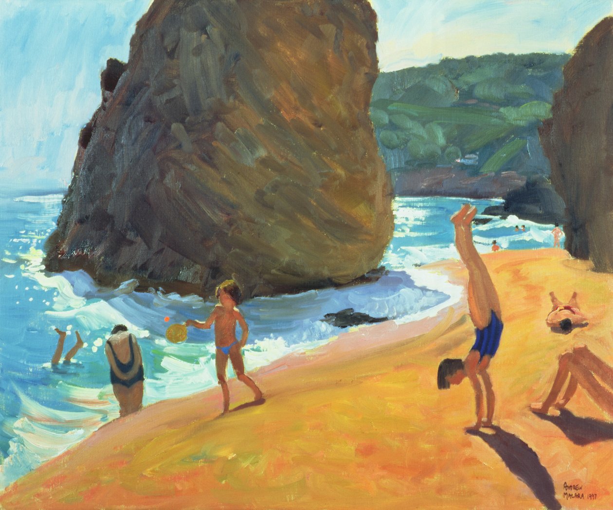 Morgen, Playa dos Rosales, Costa Brava, 1997 av Andrew Macara