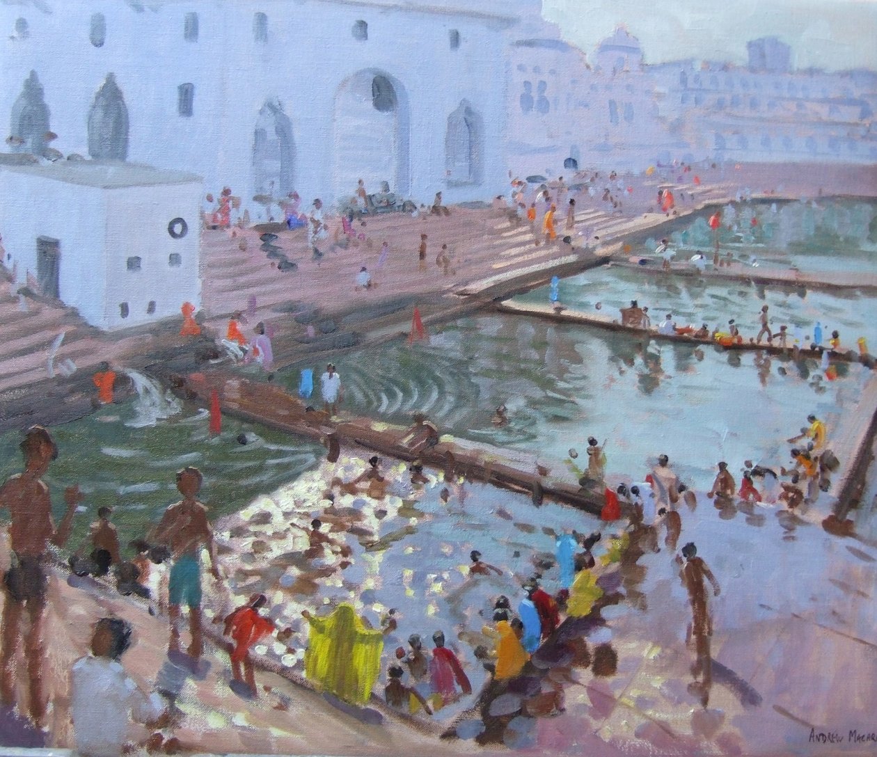 Pushkar ghats, Rajasthan av Andrew Macara