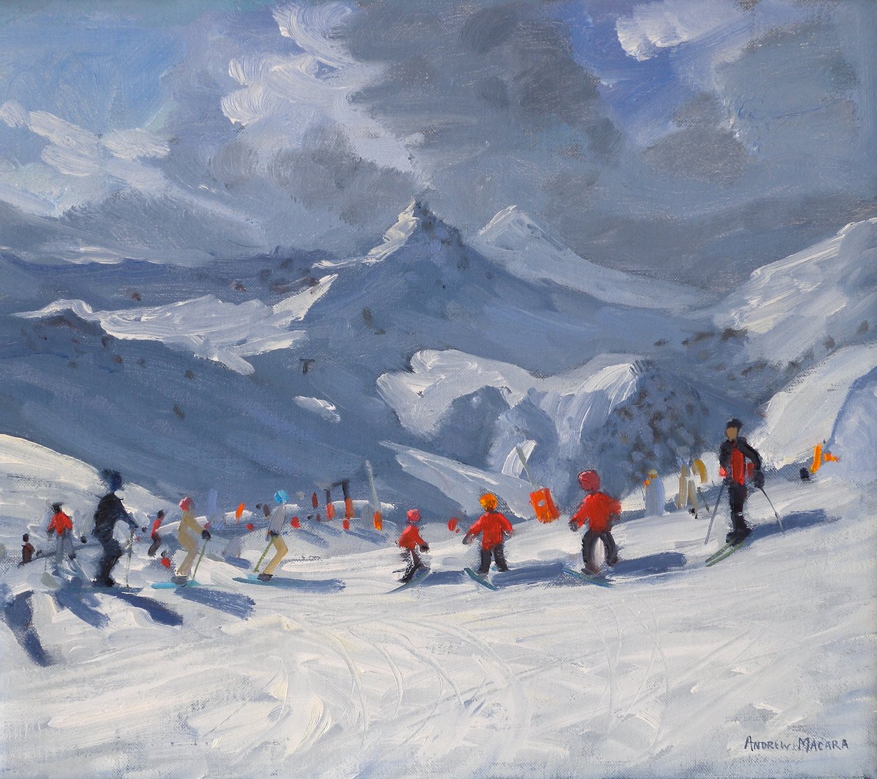 Skiskole, Tignes, 2009 av Andrew Macara