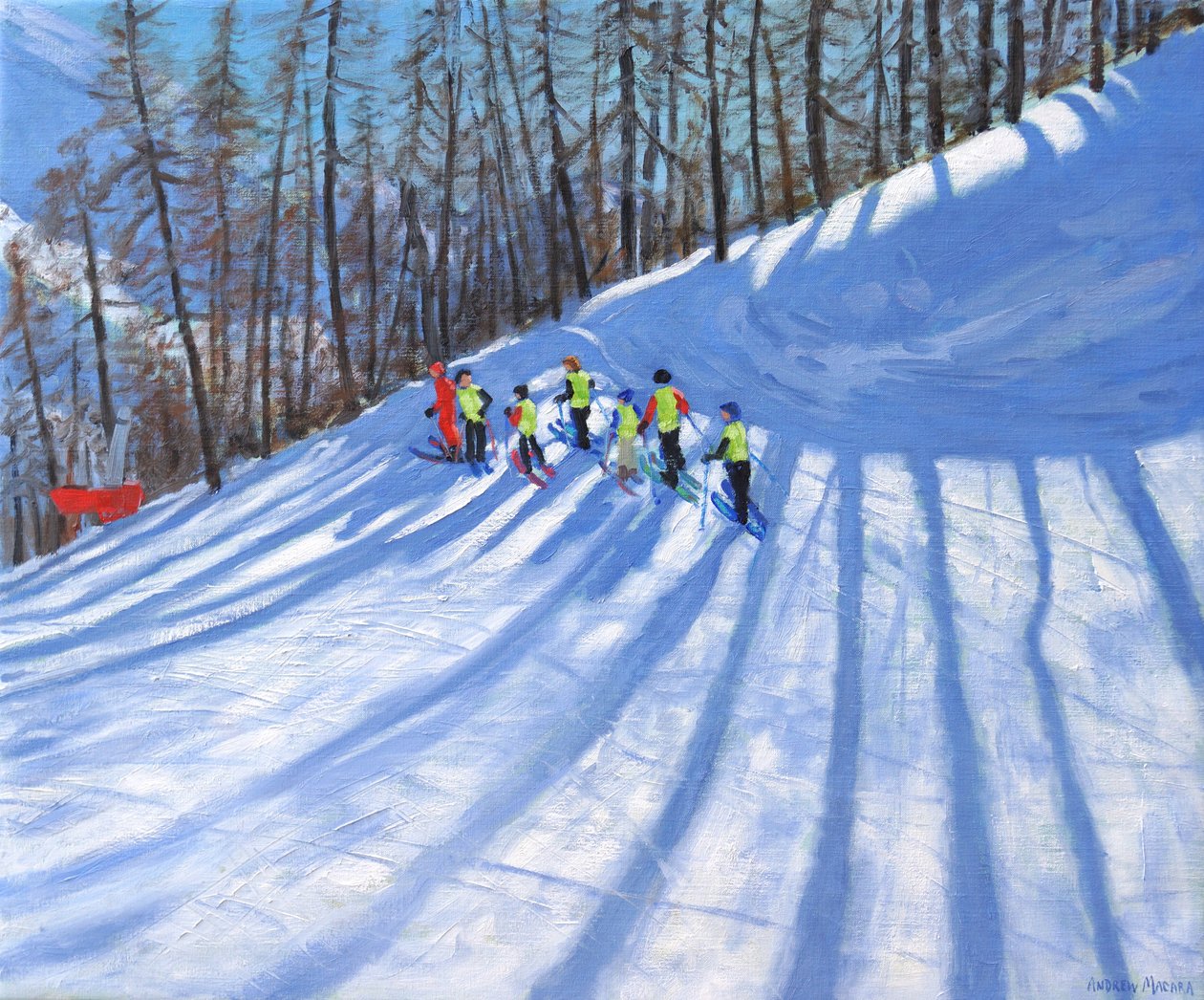 Skitime, Tignes, Frankrike, av Andrew Macara