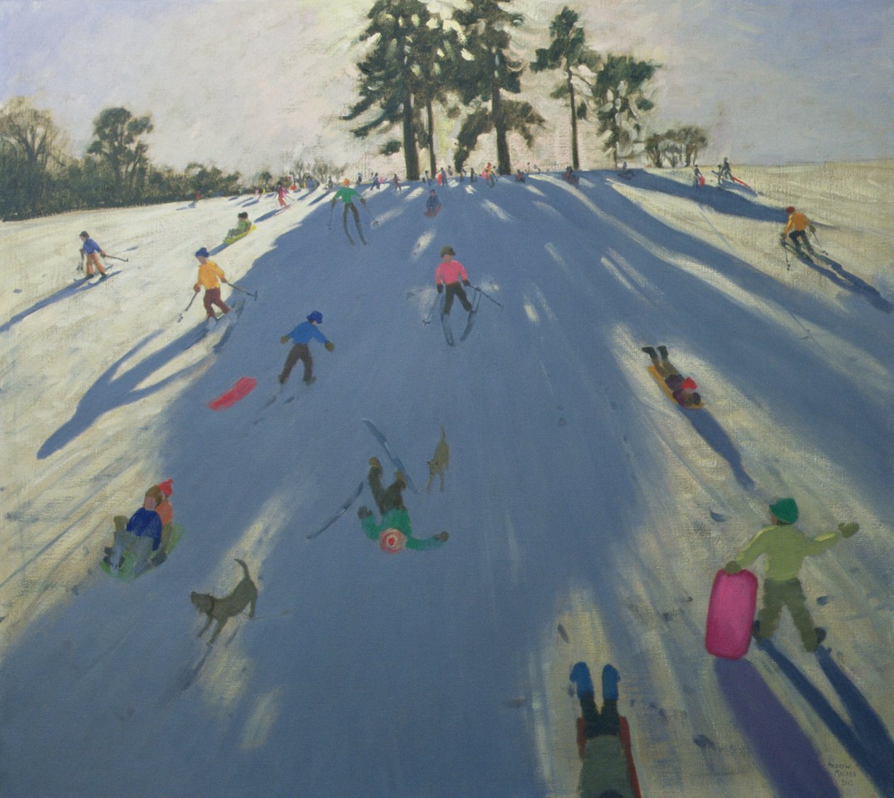 Ski, Calke Abbey, Derby av Andrew Macara