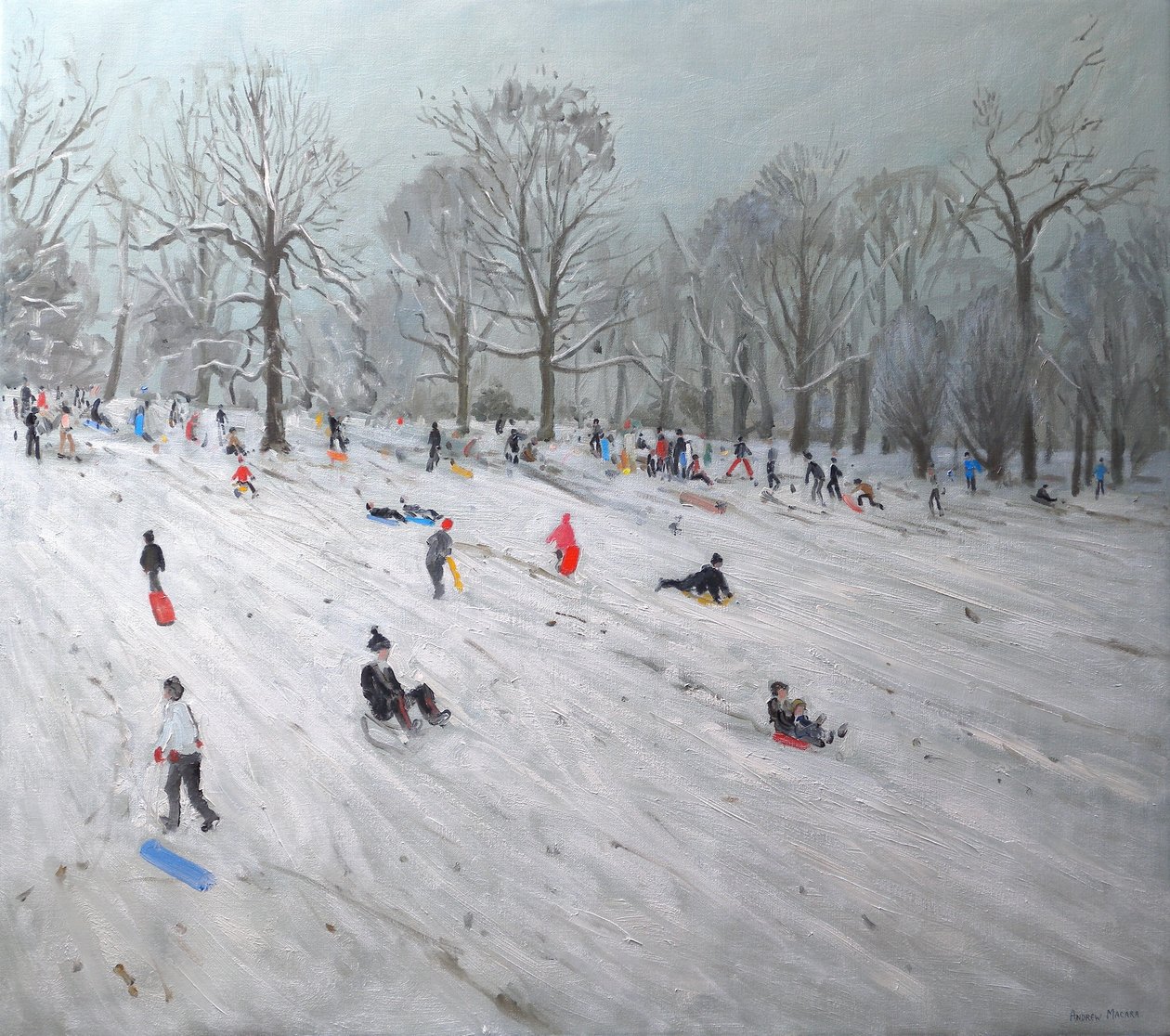 Aking, Darley Park, 2009 (olje på lerret) av Andrew Macara