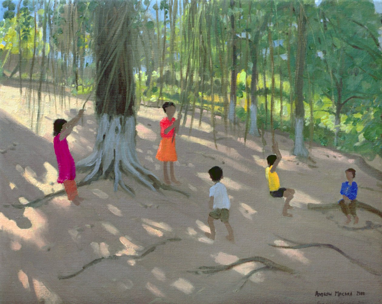 Tree Swing, Elephant Island, Bombay, 2000 av Andrew Macara