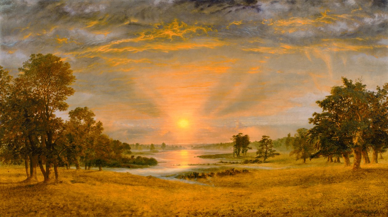 Kveld, 1870 av Andrew MacCallum