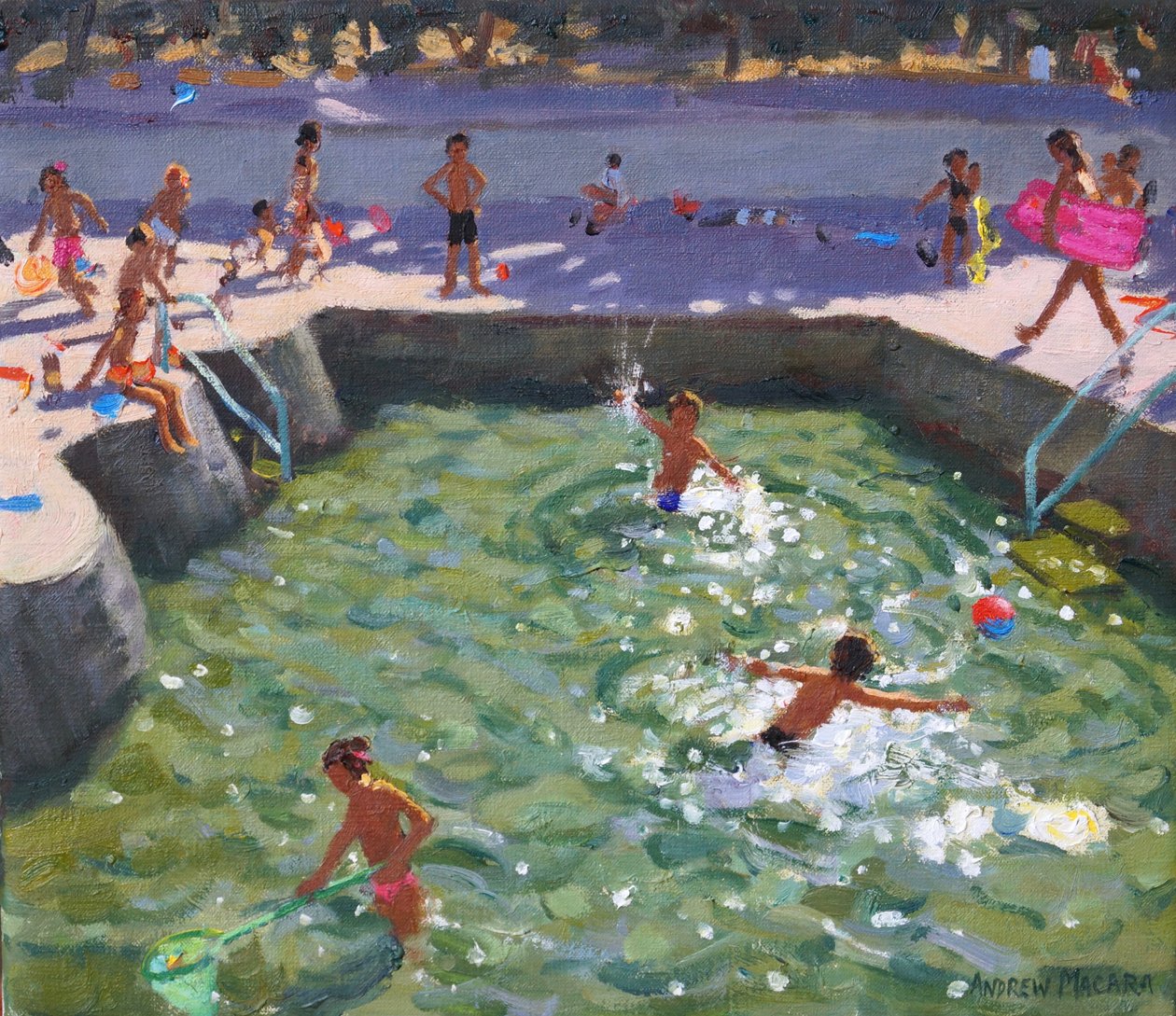 Barnebasseng, Vrsar, Kroatia, 2017, av Andrew Macara