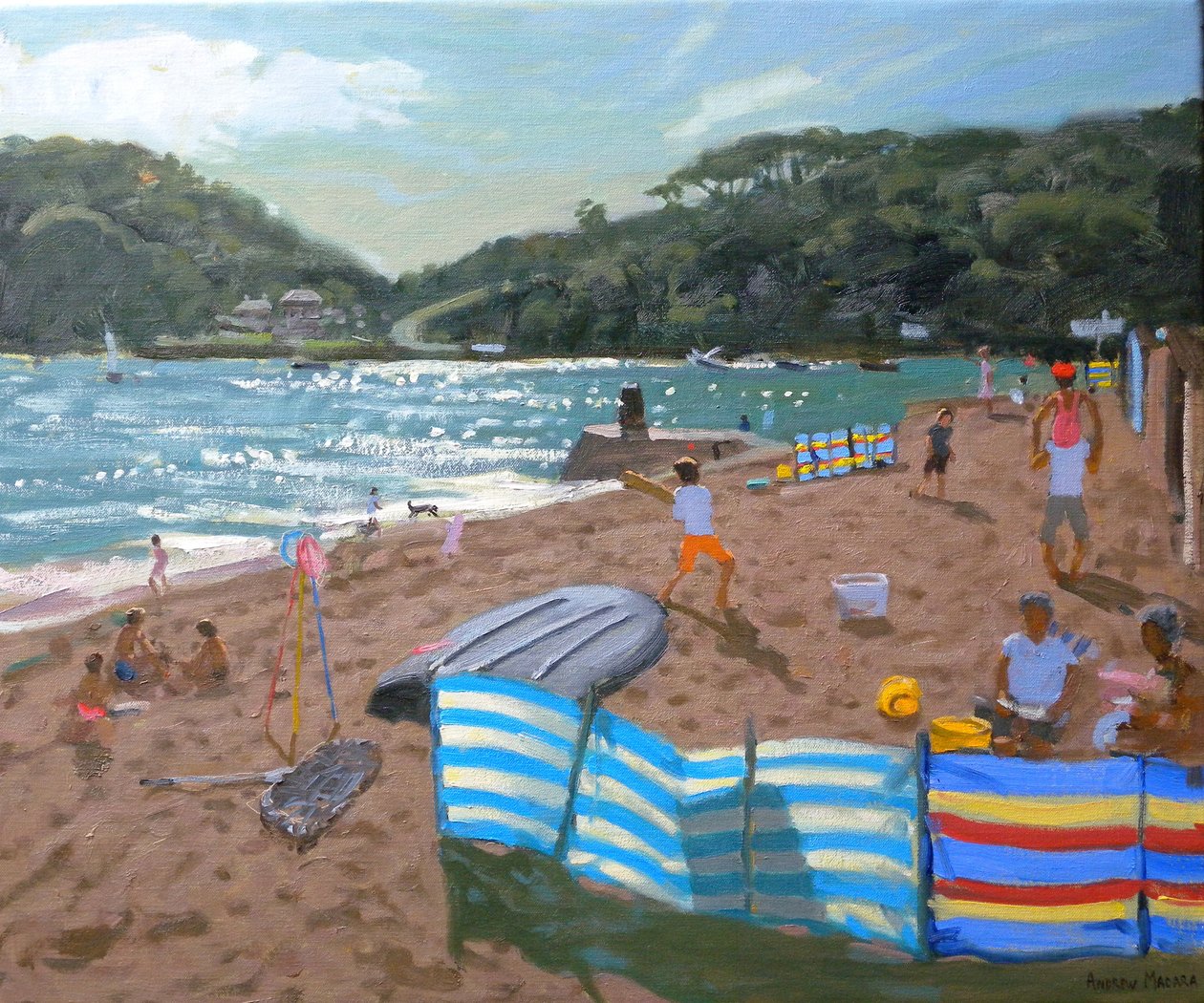 Cricket, 2010 (olje på lerret) av Andrew Macara