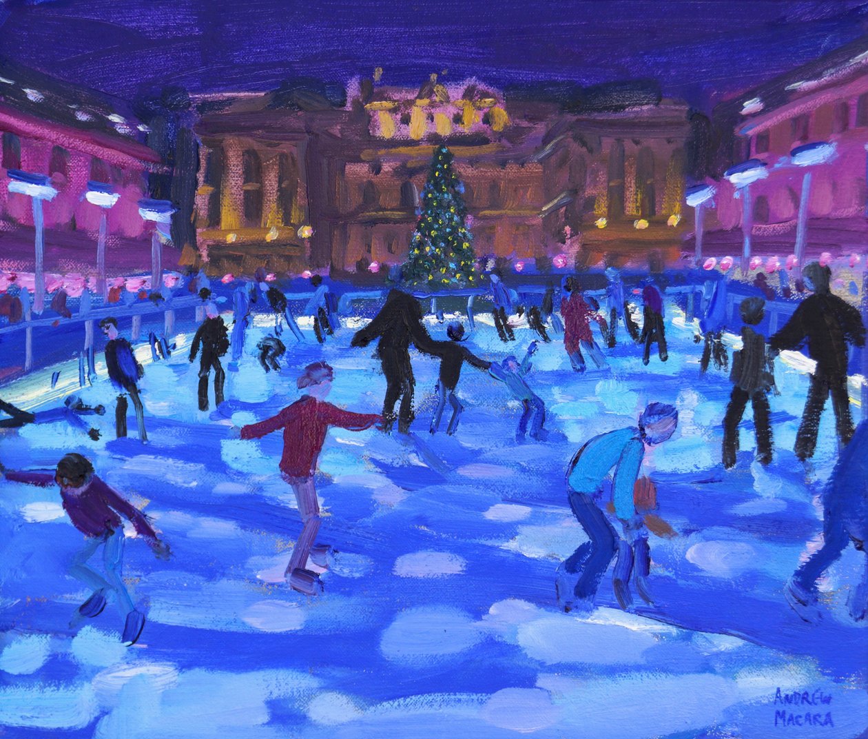 Kveldsløpere, Somerset House, 2015, av Andrew Macara