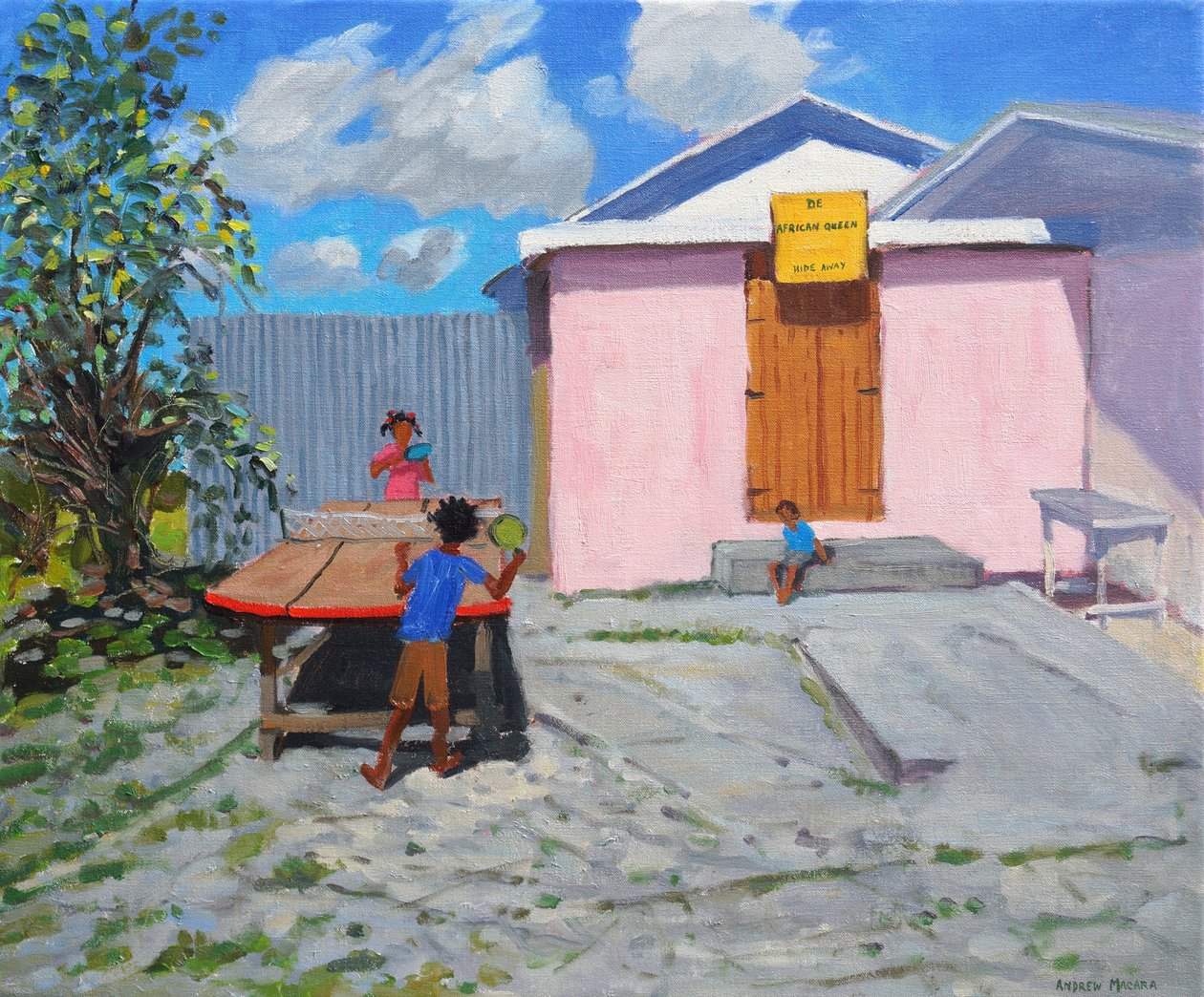 Ping Pong, De African Queen Hideaway, Barbados.2012, av Andrew Macara