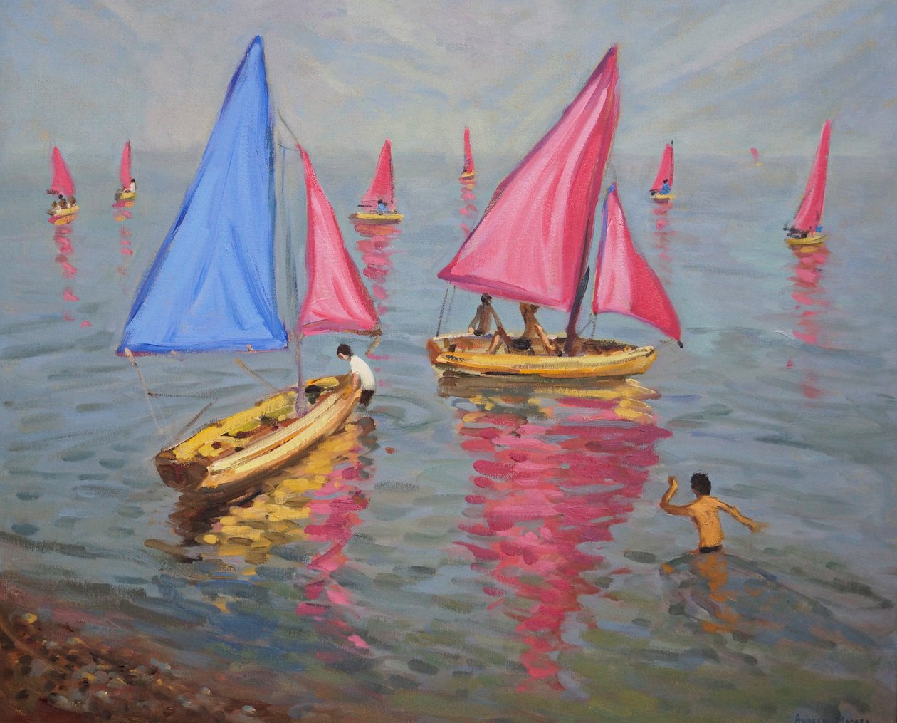 Seilskole, Bognor Regis, 2012, av Andrew Macara