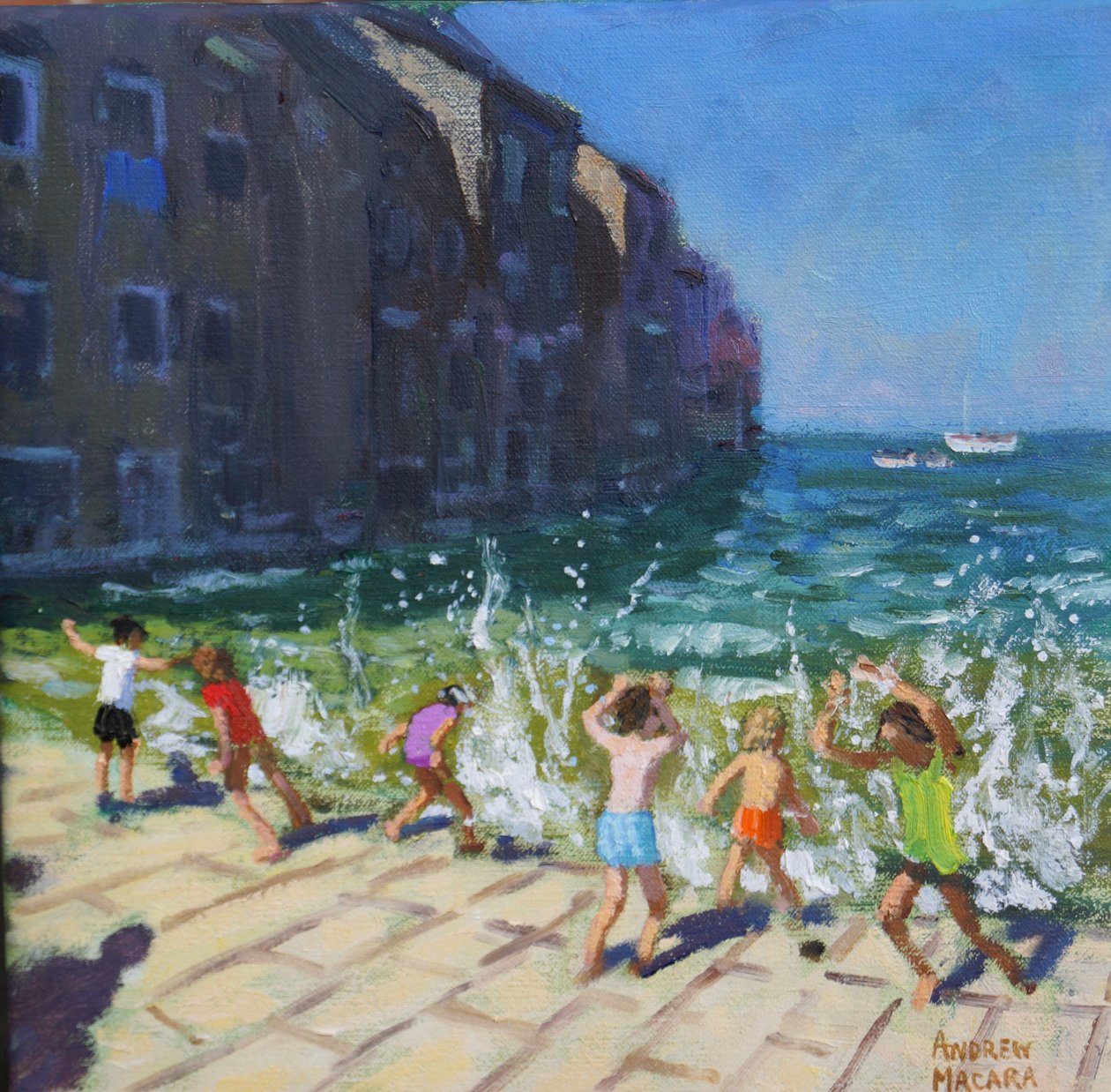 Strandpromenaden, Rovinj, Kroatia, av Andrew Macara