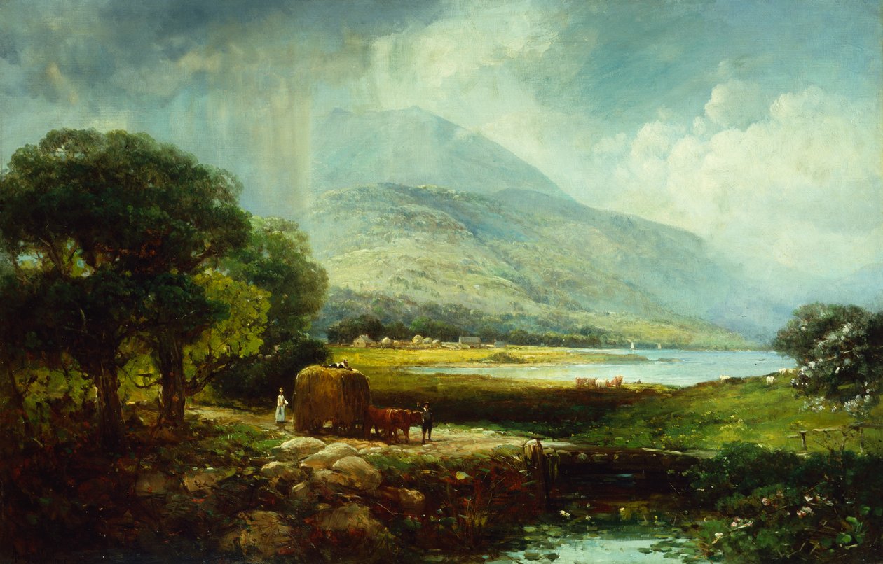 Mount Ascutney, Vermont (olje på lerret) av Andrew Melrose