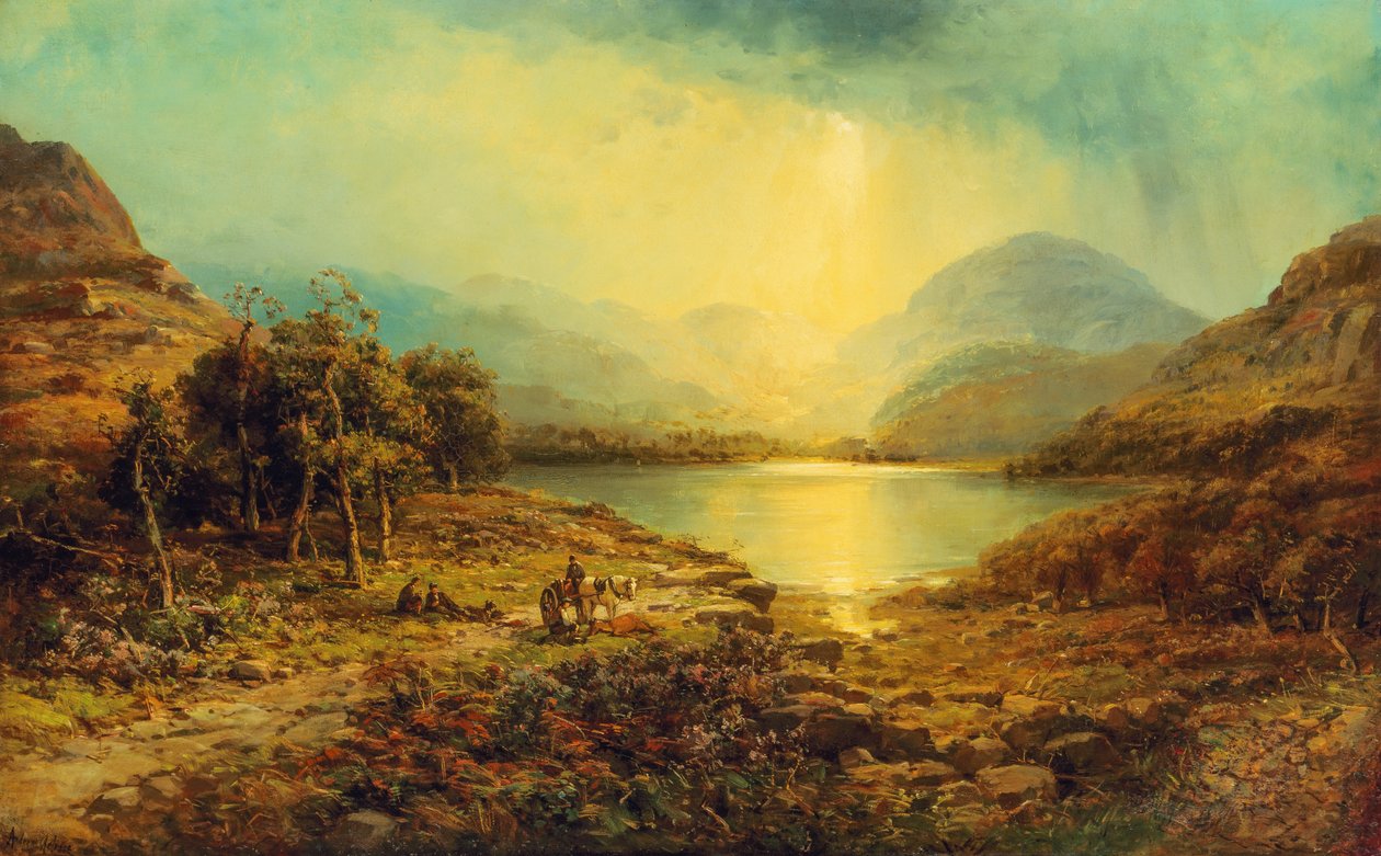 The Hunting Party (olje på lerret) av Andrew Melrose