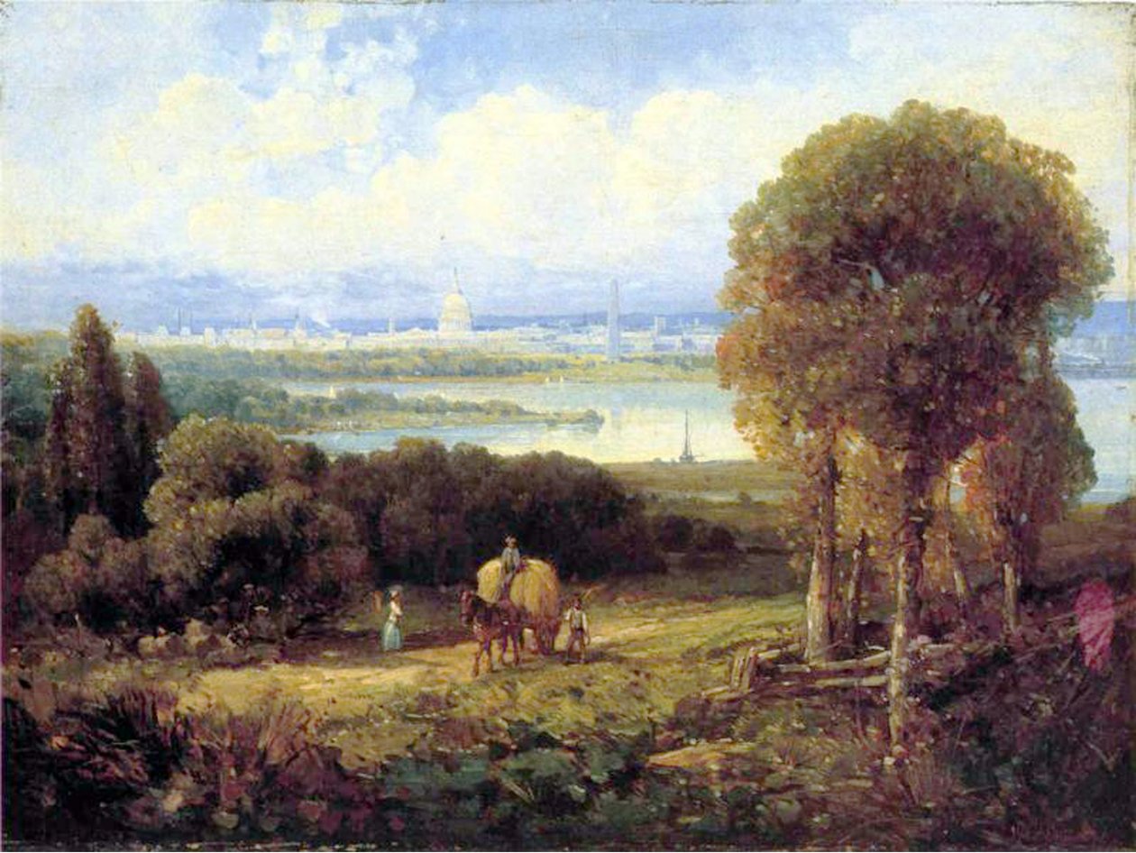 Washington in the Distance (olje på lerret) av Andrew Melrose