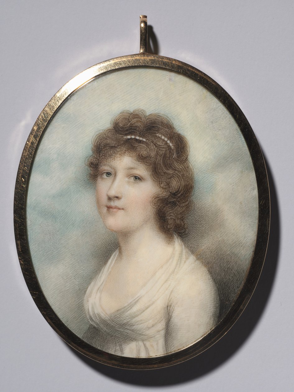 Portrett av en kvinne, 1790-tallet. av Andrew Plimer