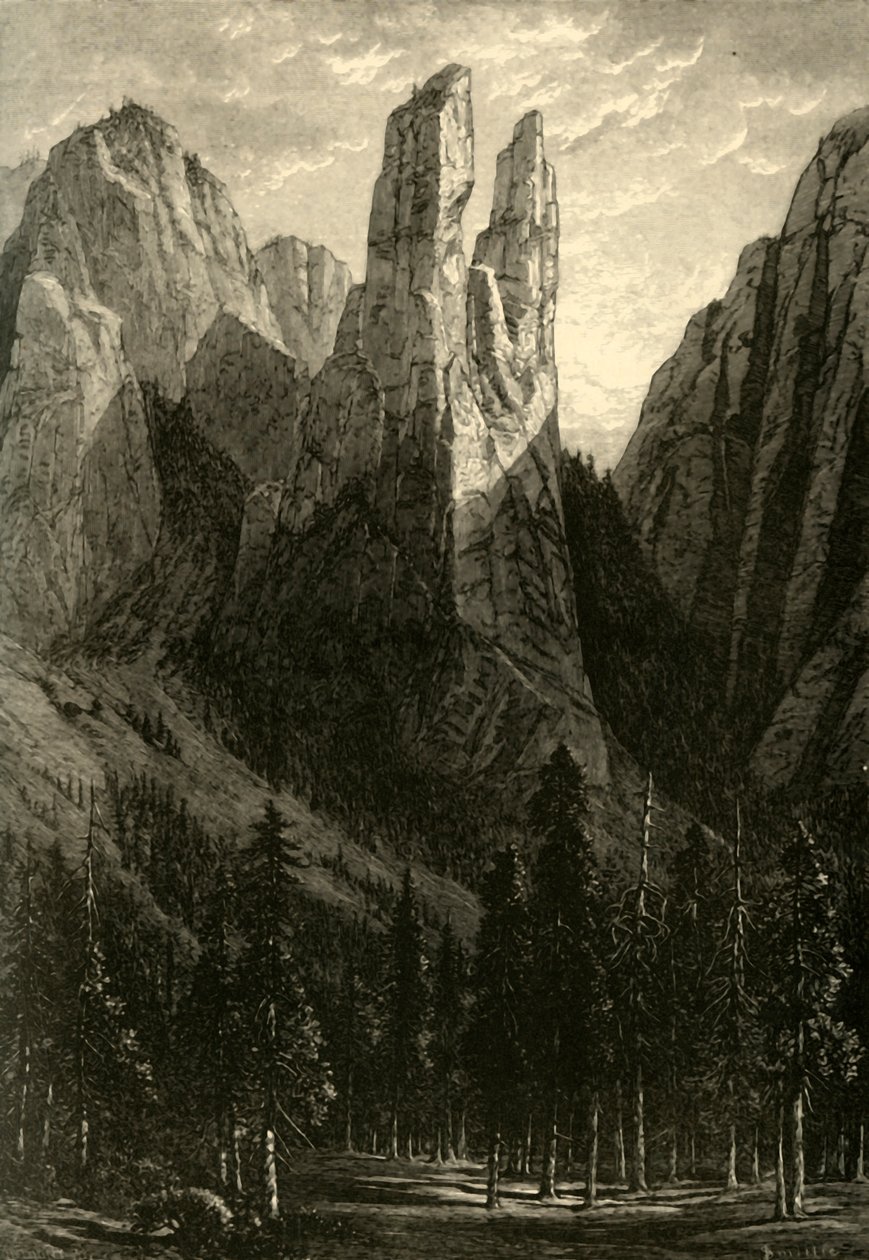'Cathedral Spires', 1872. av Andrew Varick Stout Anthony