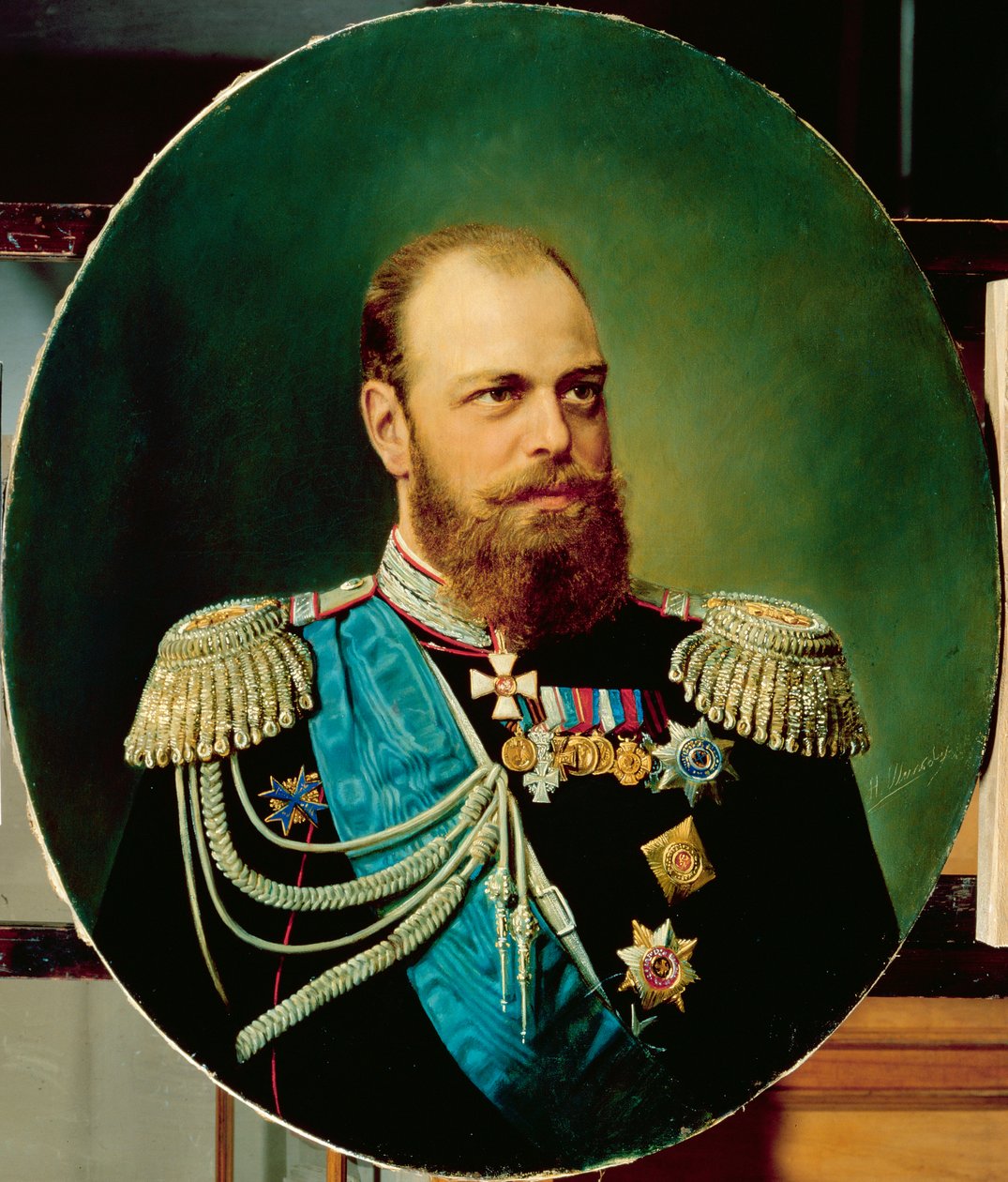 Keiser Alexander III (1845–94) av Andrey Nikolayevich Shilder