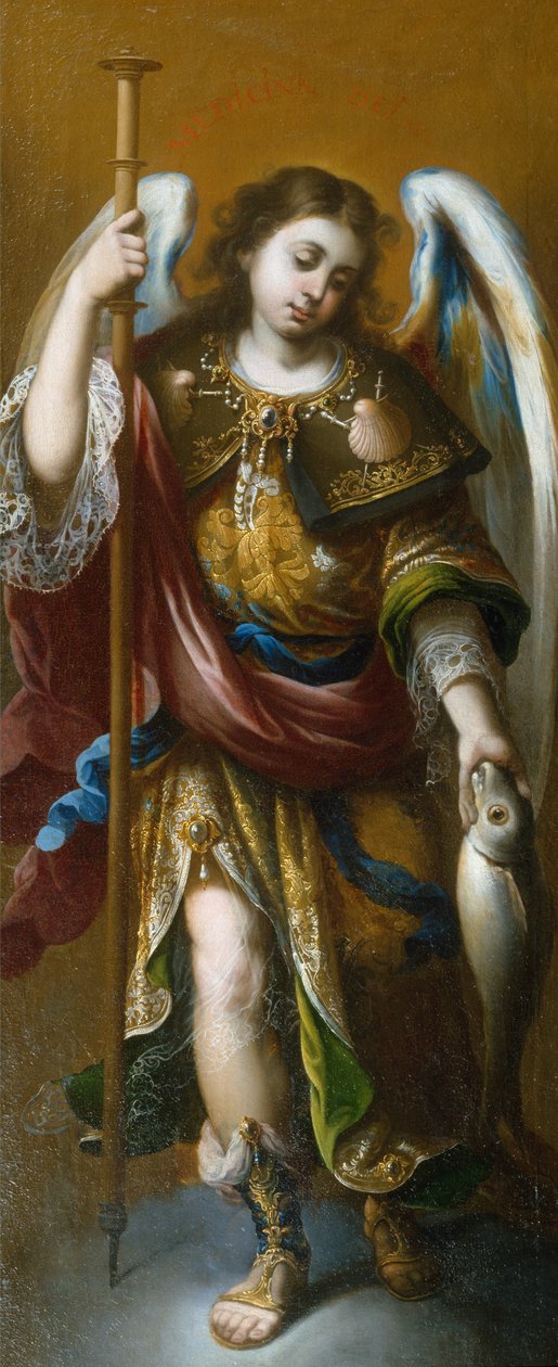 St Raphael av Andrés Pérez de Murillo