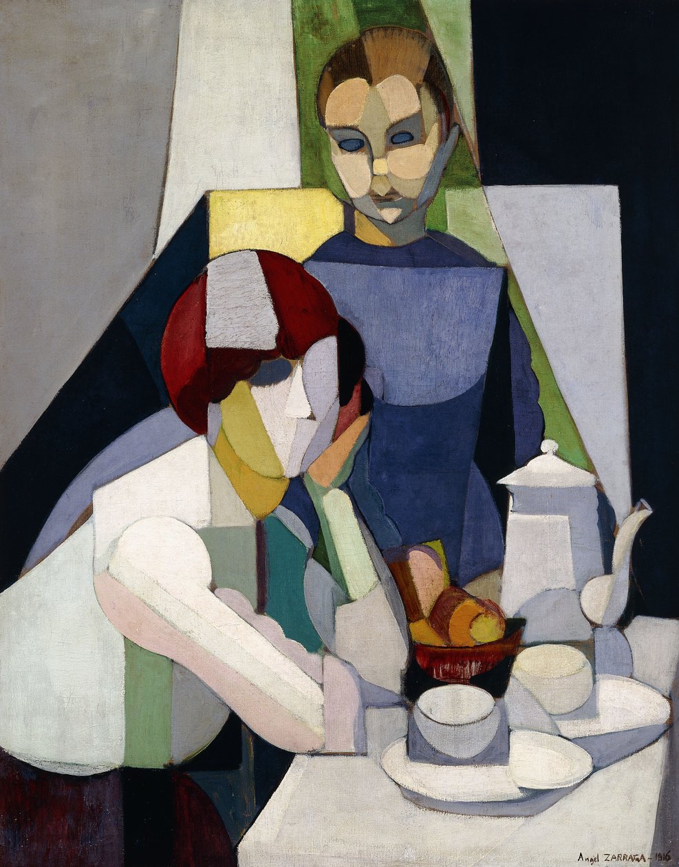 Teatime for to jenter av Ángel Zárraga