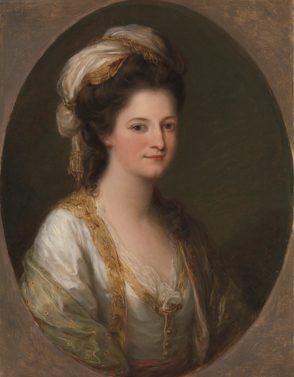 Elizabeth Bateson (née Harvey) av Angelica Kauffmann