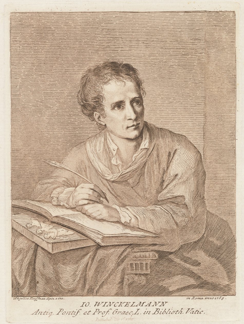 Johann Winckelmann av Angelica Kauffmann