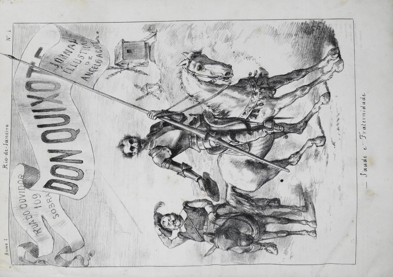 Don Quixote av Angelo Agostini
