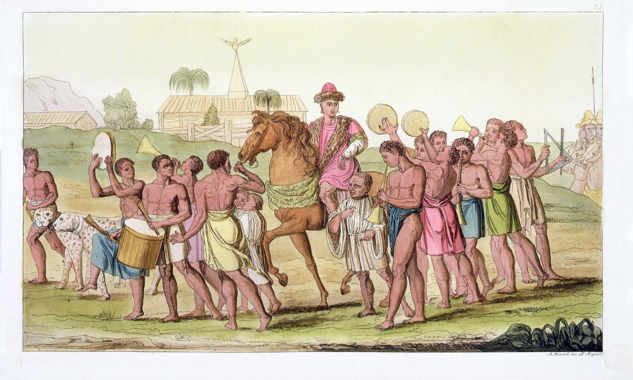 Corallo, Festival of the King of Benin, plate 38 fra 